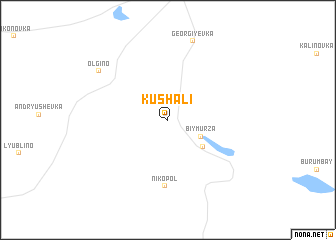 map of Kushali