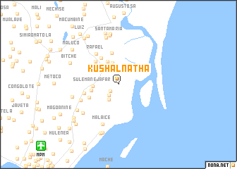 map of Kushal Natha