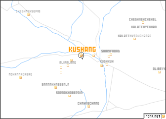map of Kūshang
