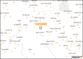 map of Kushar
