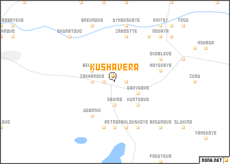 map of Kushavera