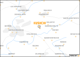 map of Kushchi