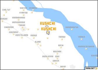 map of Kushchi