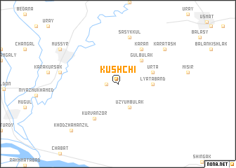 map of Kushchi