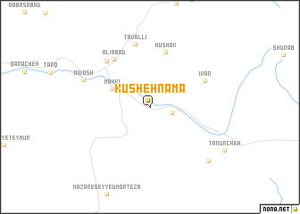 map of Kūsheh Namā