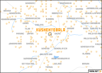 map of Kūsheh-ye Bālā