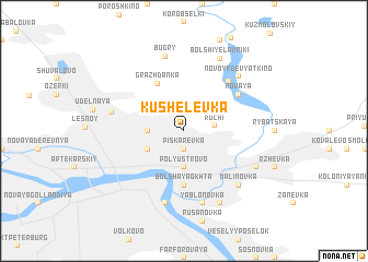 map of Kushelëvka