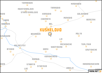 map of Kushelovo