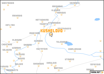 map of Kushelovo