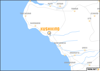 map of Kushikino