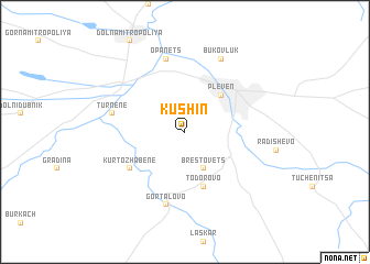 map of Kŭshin