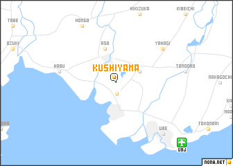 map of Kushiyama