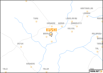 map of Kushi