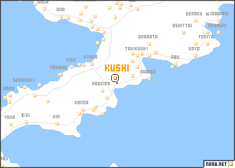 map of Kushi