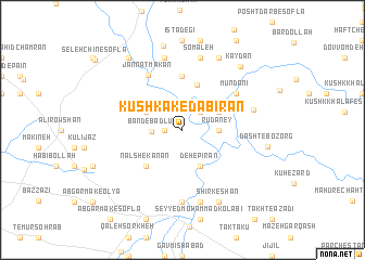 map of Kūshkak-e Dabīrān