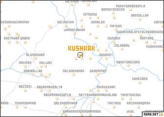 map of Kūshkak