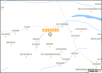 map of Kūshkak