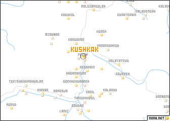 map of Kūshkak