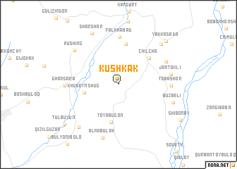 map of Kushkak