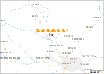 map of Kūshk-e Bībīcheh