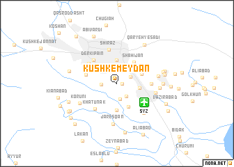 map of Kūshk-e Meydān