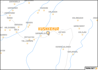 map of Kūshk-e Mūr