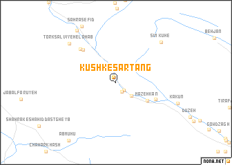map of Kūshk-e Sar Tang