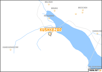 map of Kūshk-e Zar