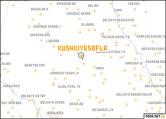 map of Kūshkī-ye Soflá