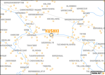 map of Kūshkī