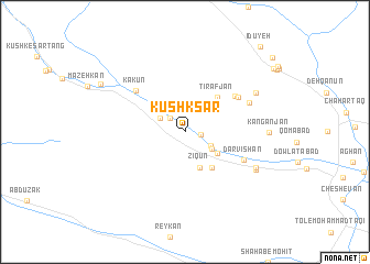 map of Kūshk Sār