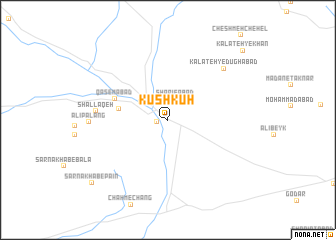 map of Kūshkūh