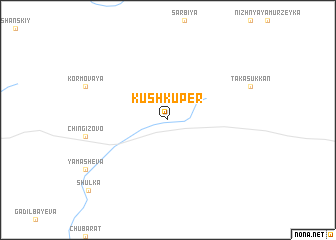 map of Kushkuper