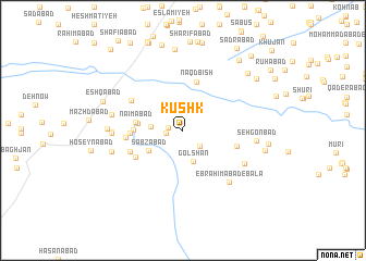 map of Kūshk