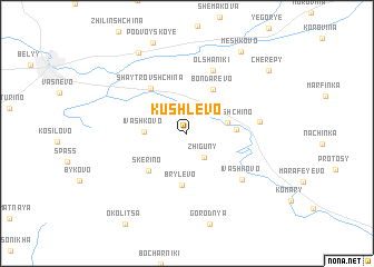 map of Kushlevo