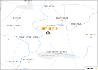 map of Kushlëv