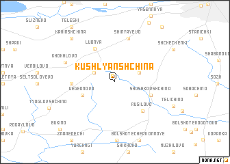 map of Kushlyanshchina