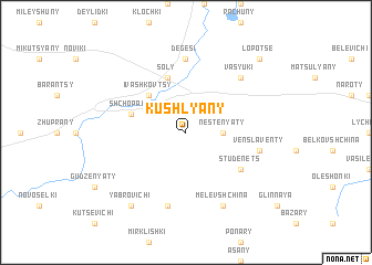 map of Kushlyany