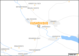 map of Kushnikovo