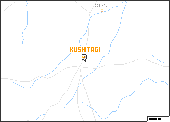 map of Kushtagi