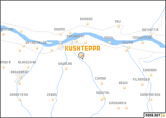 map of Kushteppa