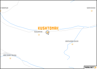 map of Kushtomak