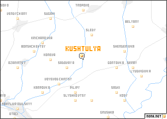 map of Kushtulya