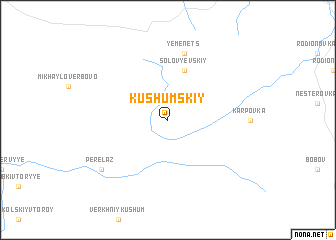 map of Kushumskiy