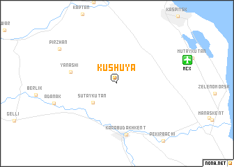 map of Kushuya