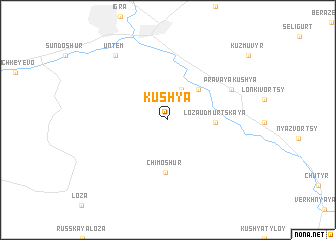 map of Kush\