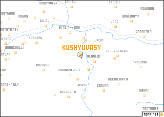 map of Kushyuvasy