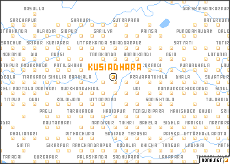 map of Kusiadhara