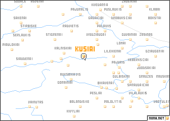 map of Kusiai