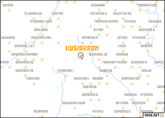 map of Kusiakrom